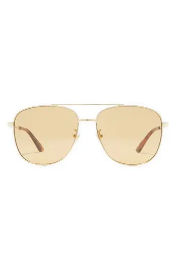 GUCCI 61mm Aviator Sunglasses | Nordstromrack | Nordstrom Rack