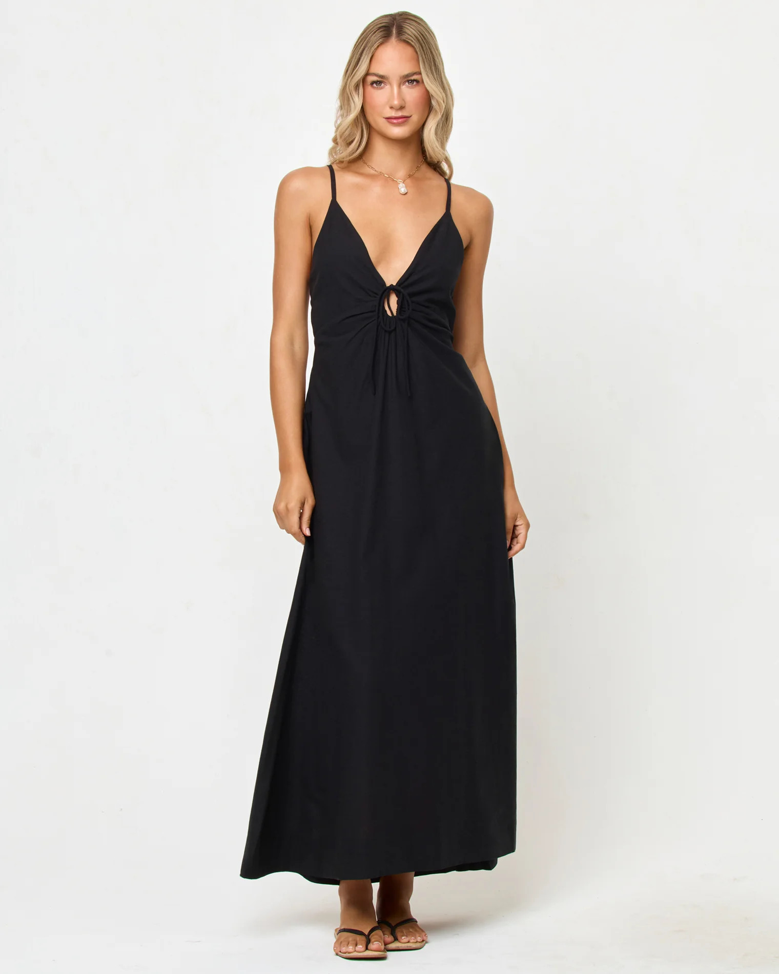 Mabel Maxi Dress - Black | L*Space