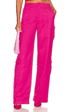 Lovers and Friends Vivian Pant in Bright Pink from Revolve.com | Revolve Clothing (Global)
