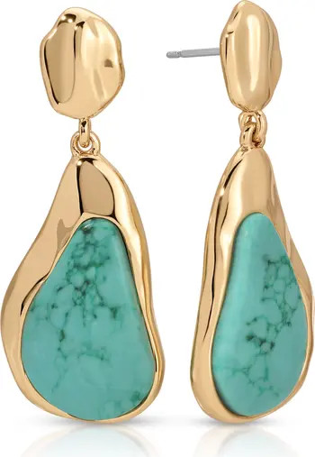 Ettika Hidden Stone Molten Drop Earrings | Nordstrom | Nordstrom