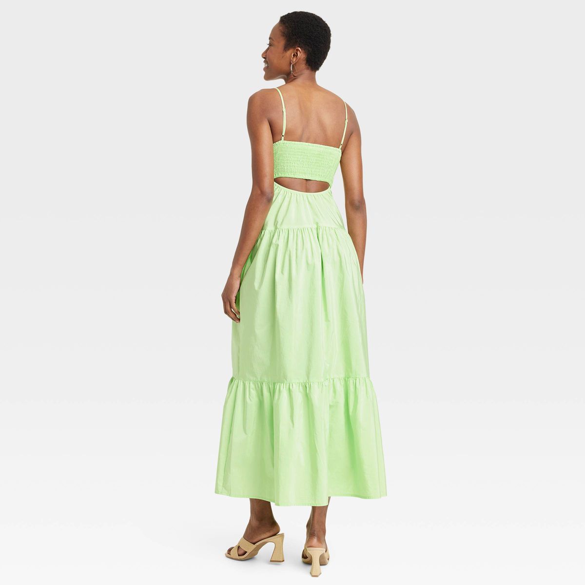 Women's Maxi Sundress - A New Day™ Green XS | Target