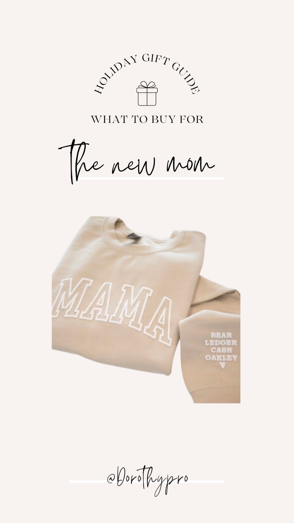 AMAZON FASHION FIND!! 

Varsity letter MAMA SWEATSHIRT!! Cute and comfy!! KID’S NAMES ON SLEEVE!!  Perfect gift for moms! 

push present, new mom gift, simple gift, practical gift, trendy, customizable

#LTKGiftGuide #LTKHoliday #LTKfindsunder50