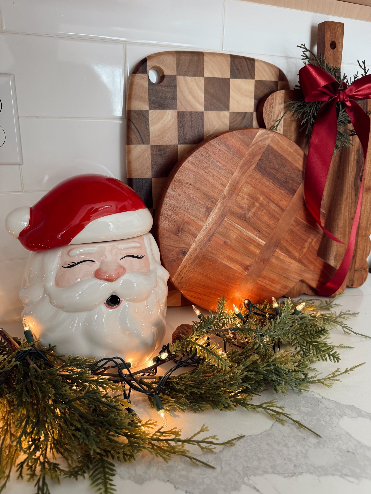 Loving this Santa cookie jar 😍 the absolute cutest! 

#LTKHome #LTKSeasonal #LTKHoliday