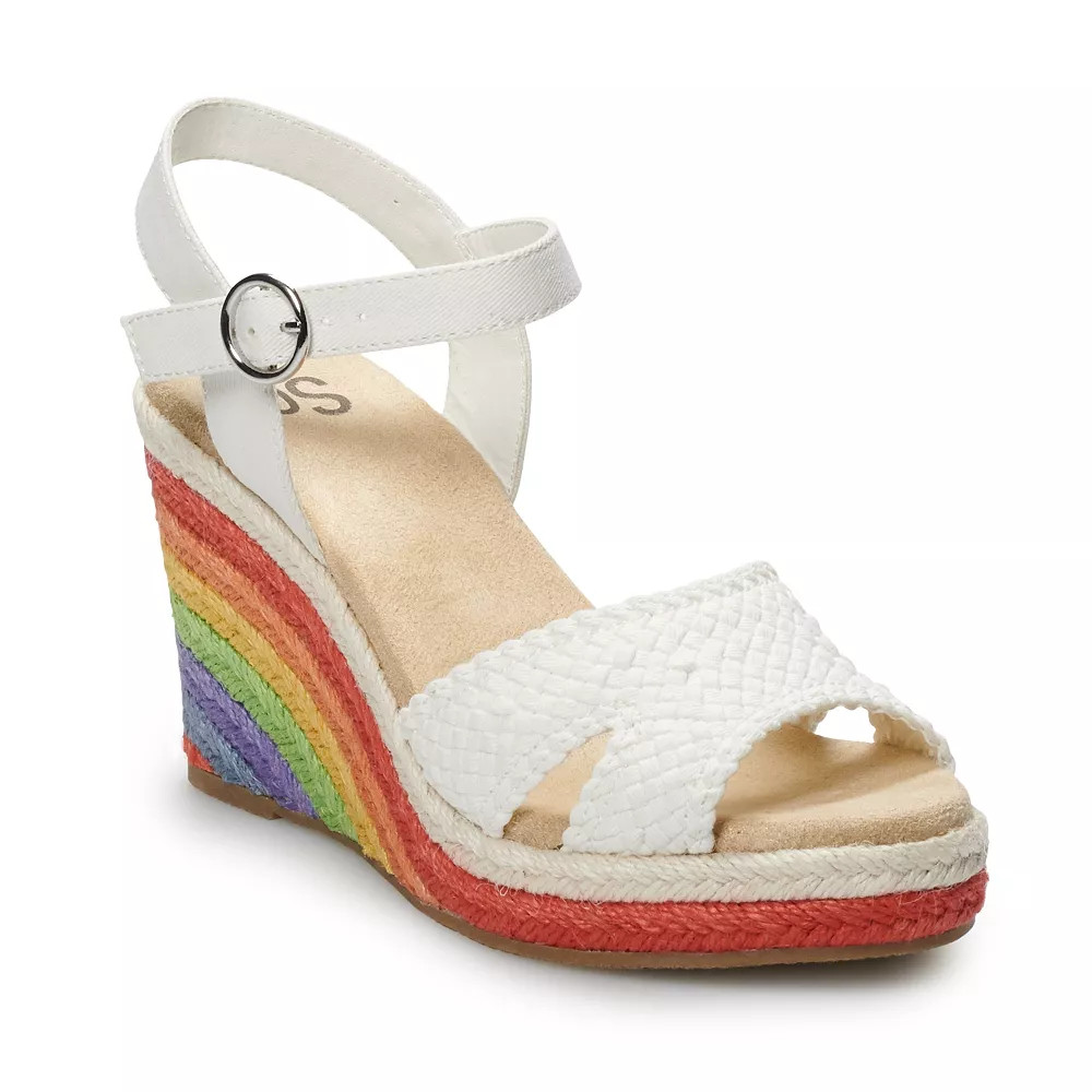 SO® Loveable Women's Wedge Sandals | Kohl's