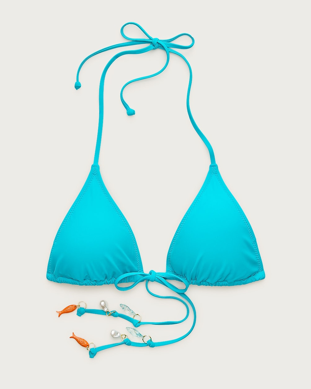 Perfect string bikini top with beach charms | J. Crew US
