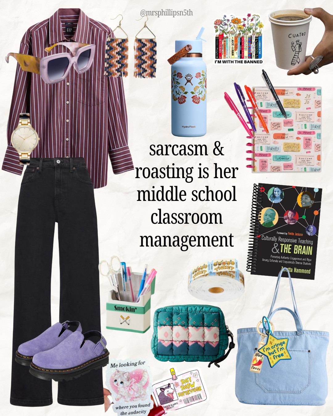 teacher ootd mood board✨📑💜 

 #LTKootd #LTKSaleAlert #LTKFindsUnder100