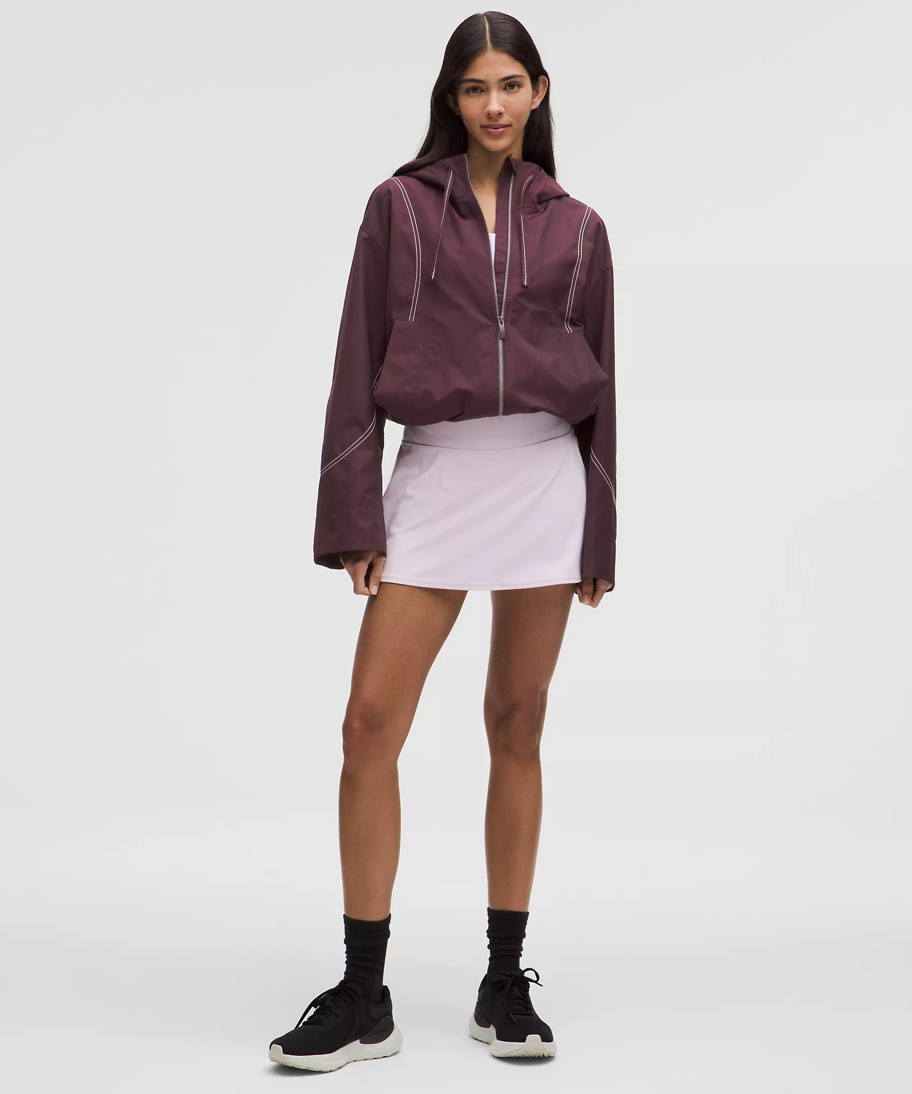 Water-Resistant Cropped Hooded Jacket | Lululemon (US)