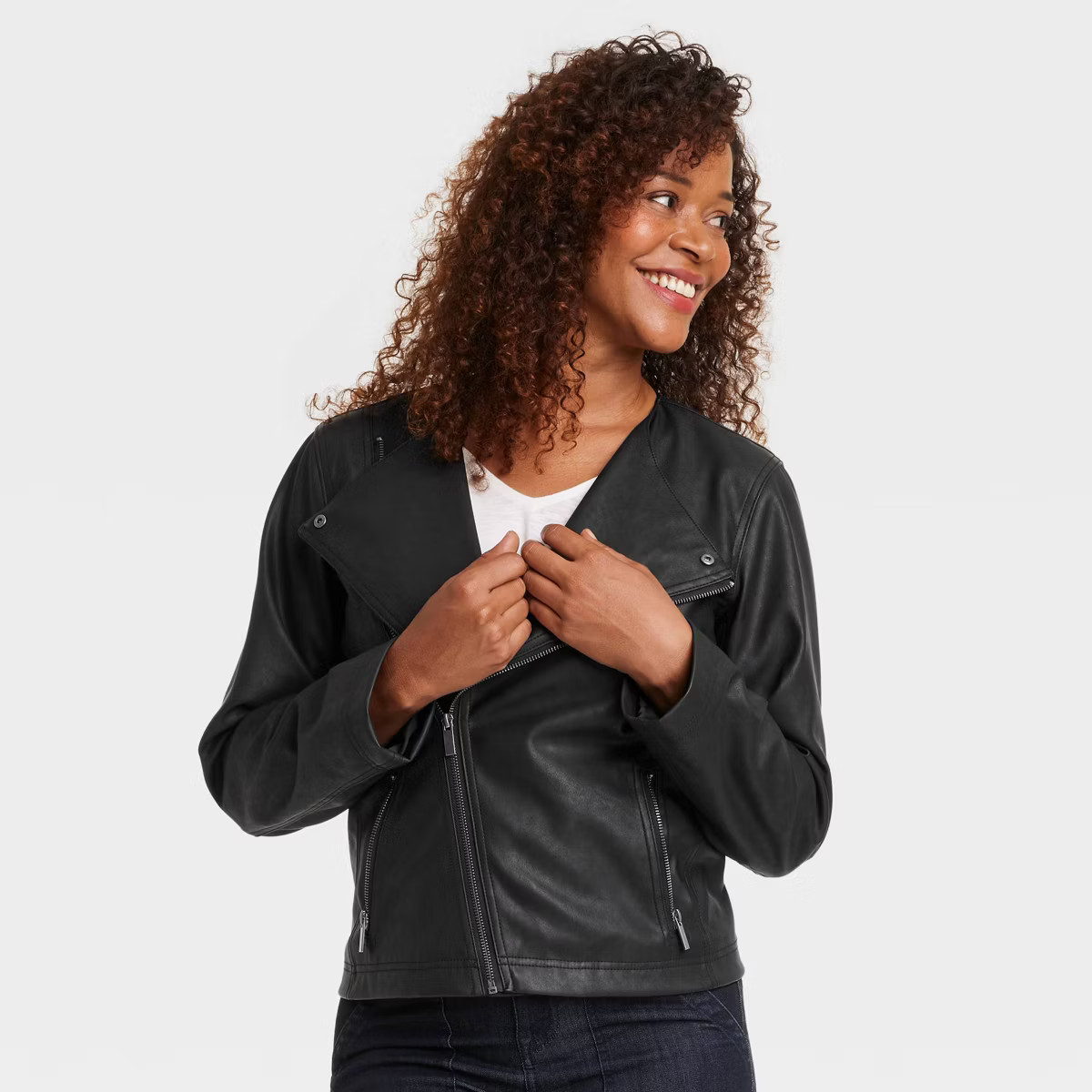 Women's Moto Jacket - Knox Rose™ Black | Target