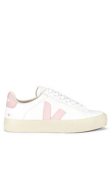 Veja Campo Sneaker in Extra-White & Petale from Revolve.com | Revolve Clothing (Global)