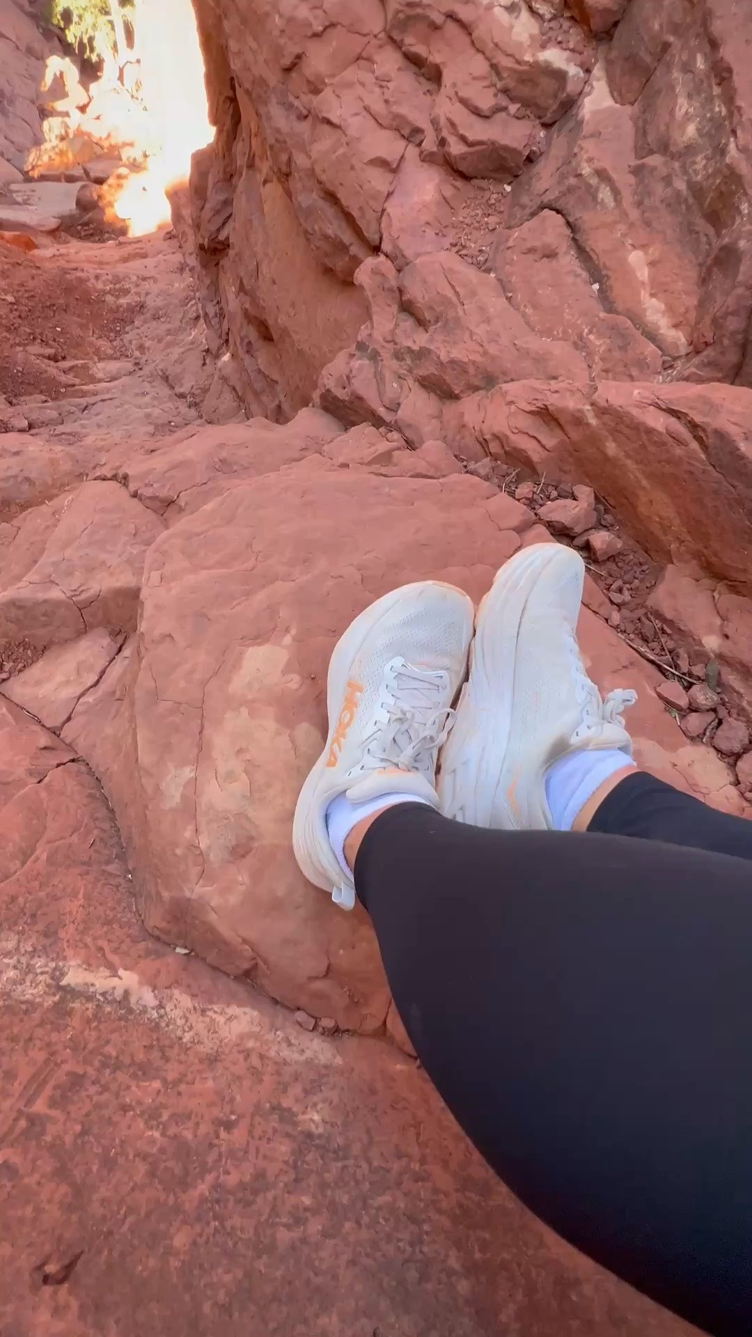 Wore a pair of my Hoka sneakers on a hike in Sedona, Arizona. They are my favorite brand of sneakers. I have several pair and also wear these to workout in when I go to Orange Theory Fitness.

Order your normal size. I wear a size 9.

Check out this view at the top of this mountain.

#LTKSeasonal #LTKOver40 #LTKSaleAlert #LTKTravel #LTKgrwm #LTKootd #LTKMidsize #LTKActive #LTKU #LTKfitnessgoals