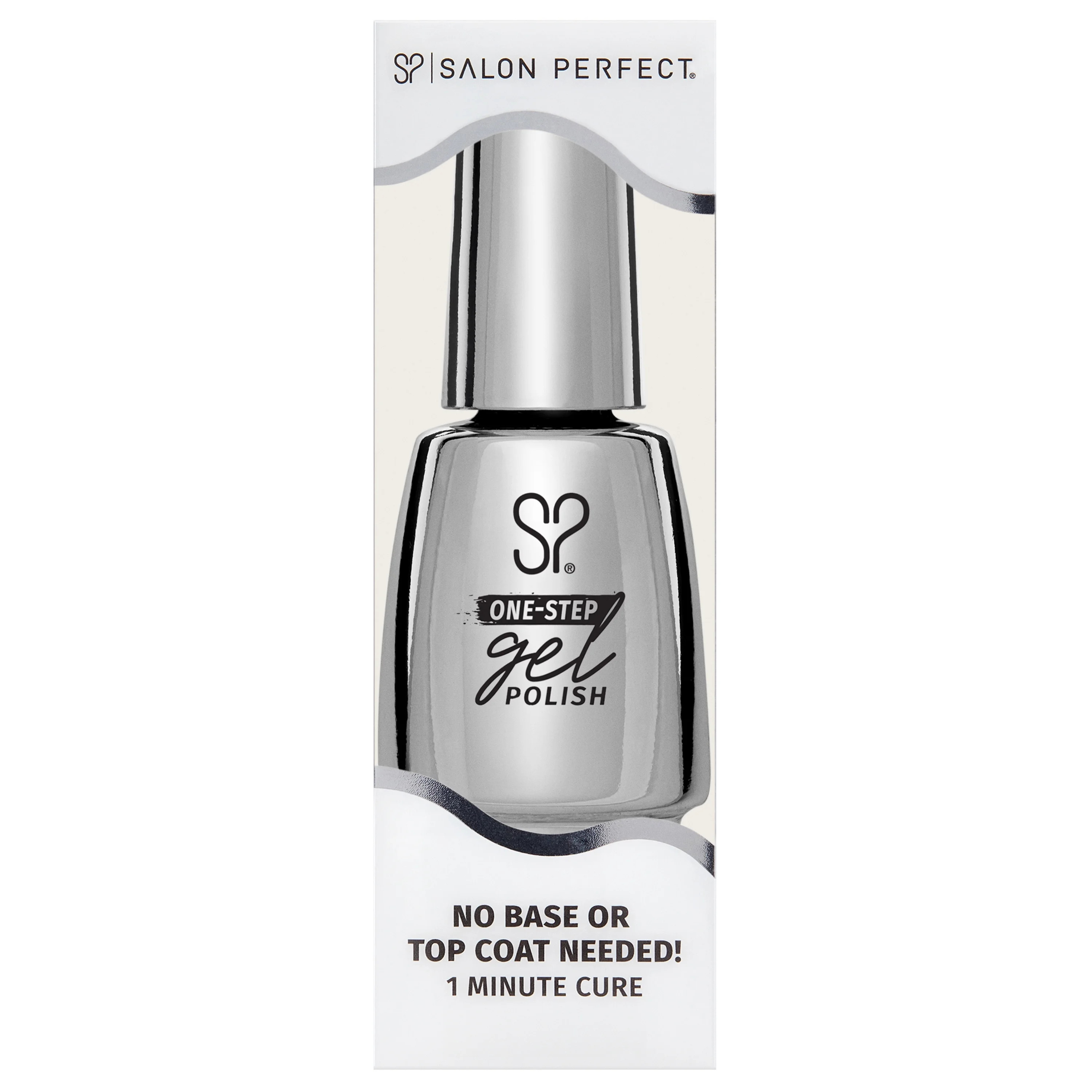 Salon Perfect One Step Gel Polish, Pillow Talk, Milky White Nail Polish, 0.5 fl oz | Walmart (US)