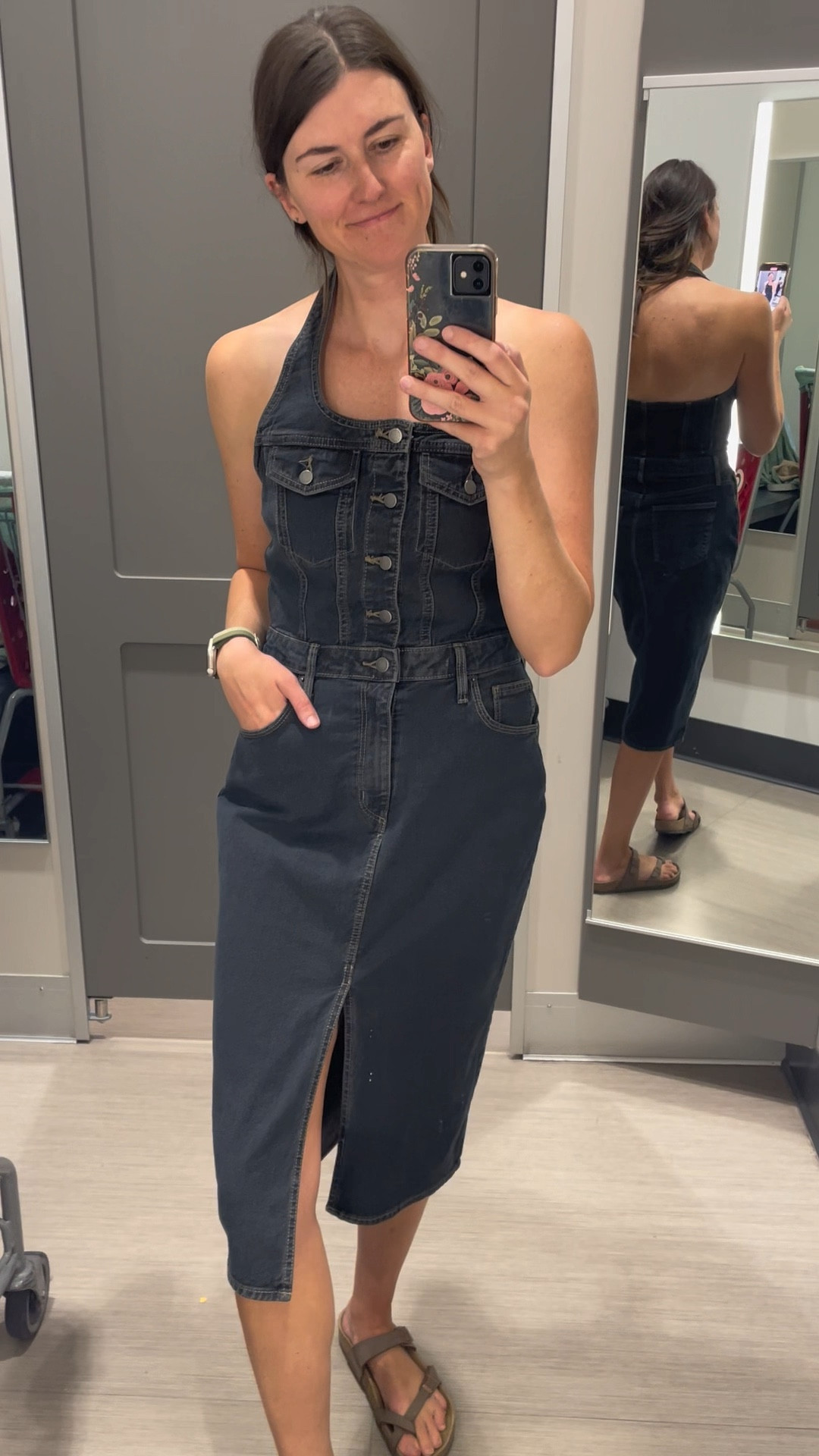 Three denim dress! 20% off right now!!! 

#LTKSeasonal #LTKFallSale #LTKFindsUnder50