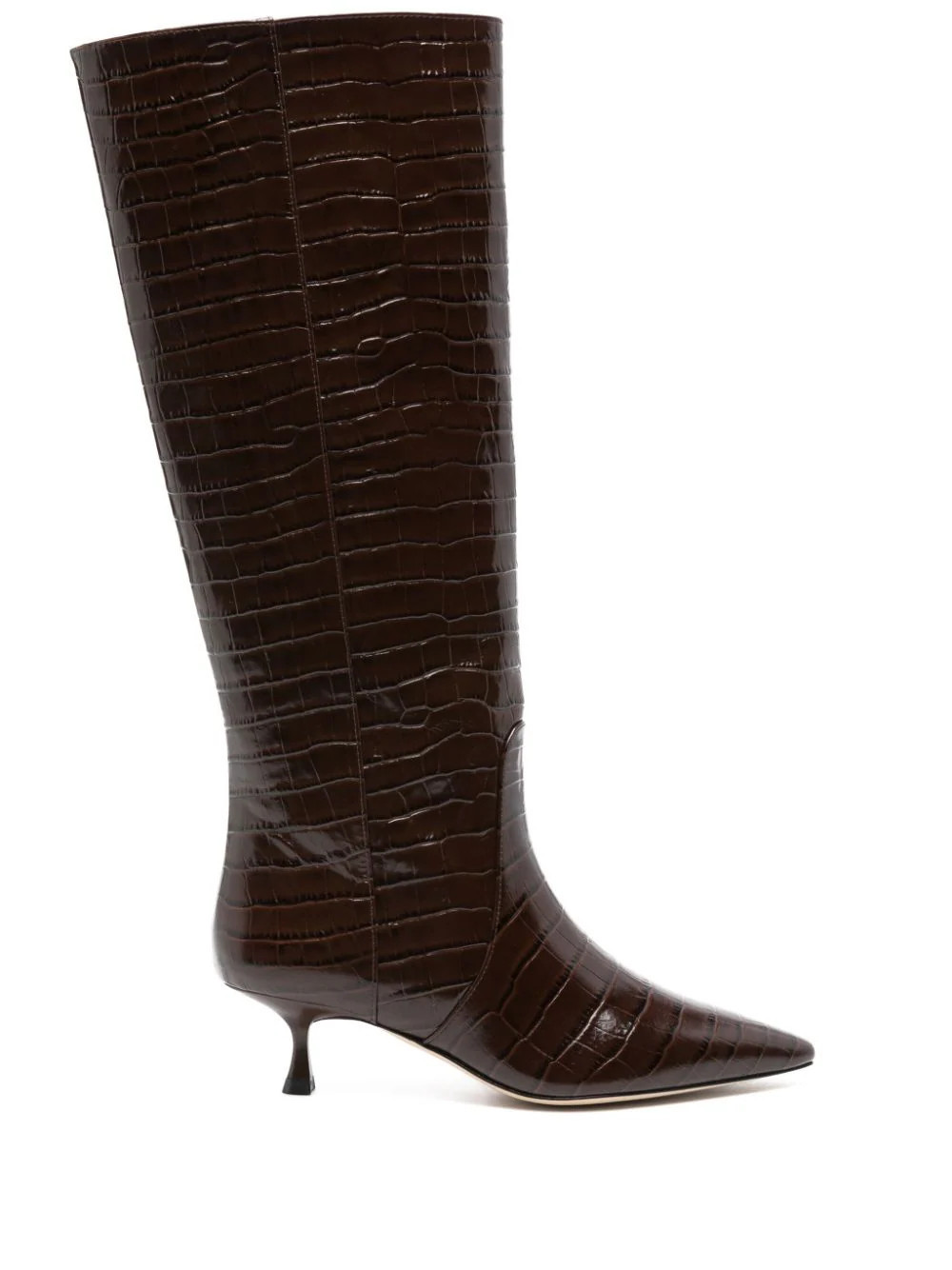 Stuart Weitzman 50mm Naomi boots - Brown | Farfetch Global
