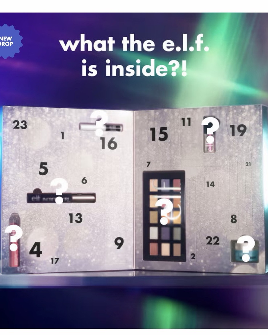 The 2025 e.l.f. Glitz is e.l.f.ing Glitzing Advent Calendar is back and packed with 24 days of makeup + skincare surprises. $95 for a $168 value 👀 A CyberWeek must-grab before it sells out!


#elfcosmetics #beautyadventcalendar #2025beautycalendar #cyberweekdeals #holidaygifts2025 #makeupgifts #skincaregifts #affordablebeautyfinds #LTKbeauty #LTKCyberWeek #LTKgifts #beautygiftguide


#LTKBeauty #LTKCyberWeek #LTKGiftGuide