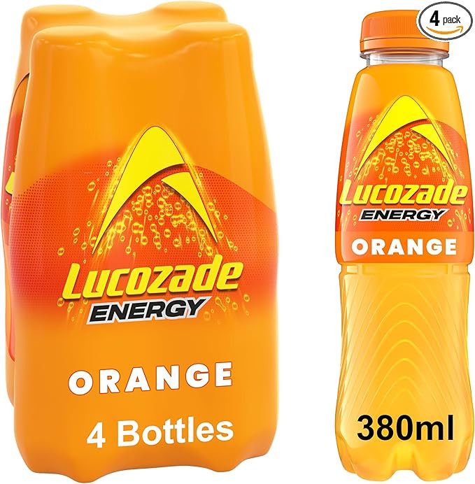 Lucozade Energy Orange 380ml (Pack of 4) | Amazon (UK)