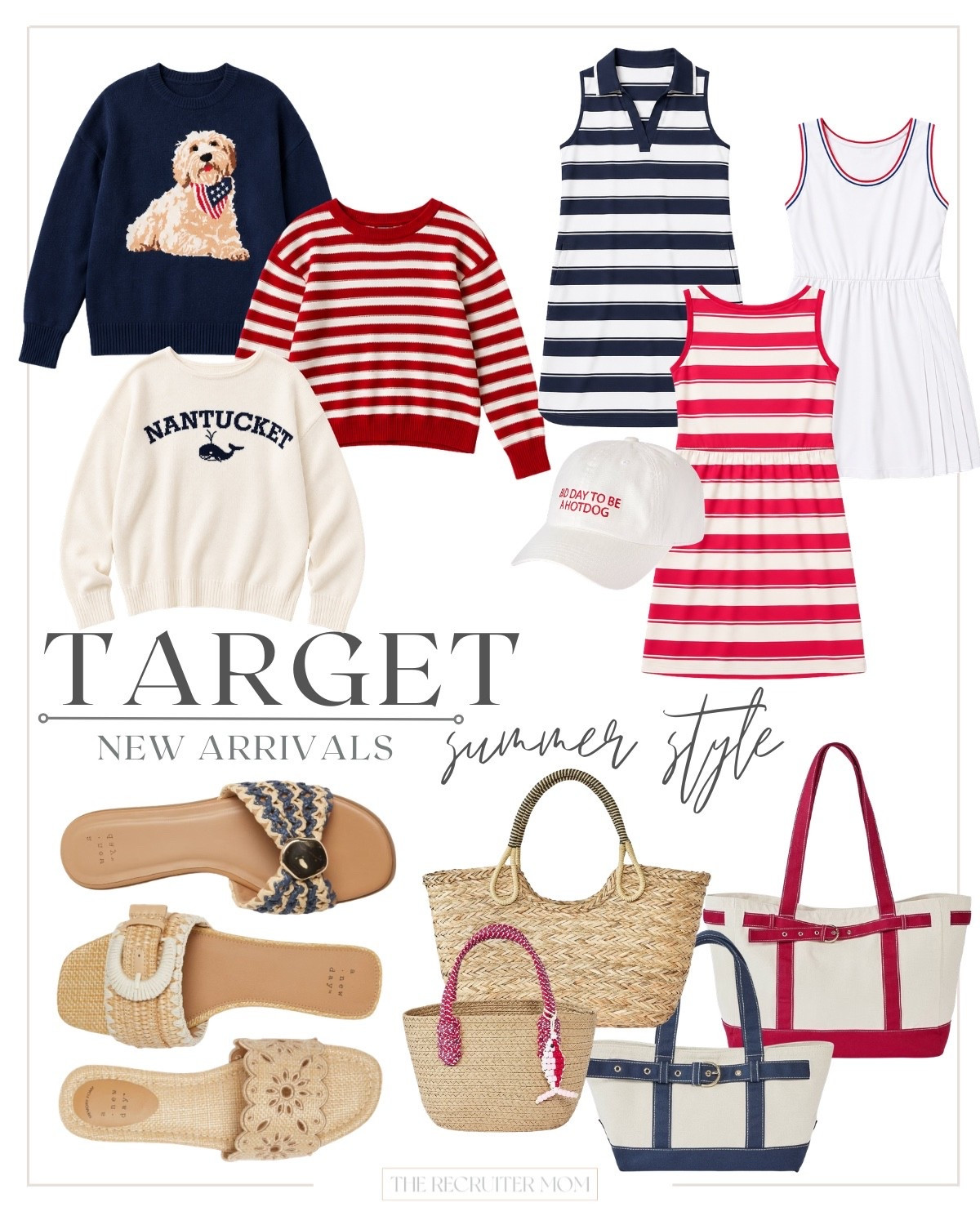 @target new arrivals are perfect for summer! Love all the red white and blue Americana vibes! plus the "bad day for a hot dog" hat is hilarious 

 #targetstyle #summerstyle

#LTKSeasonal