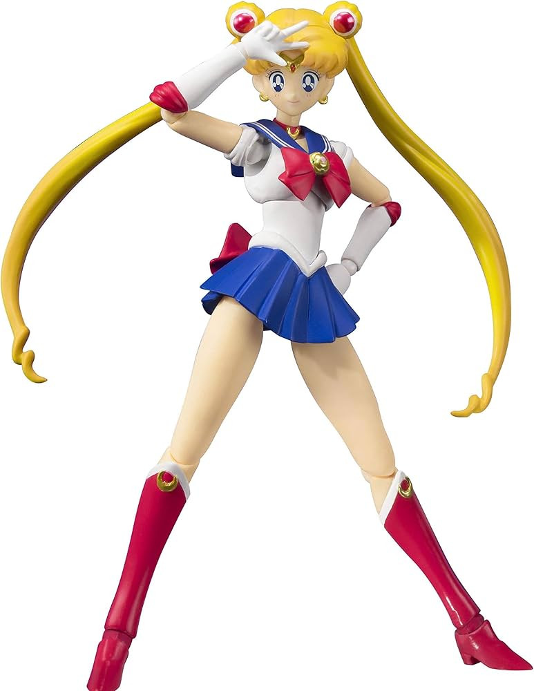 TAMASHII NATIONS Sailor Moon -Animation Color Edition- Pretty Guardian Sailor Moon, Bandai shii N... | Amazon (US)