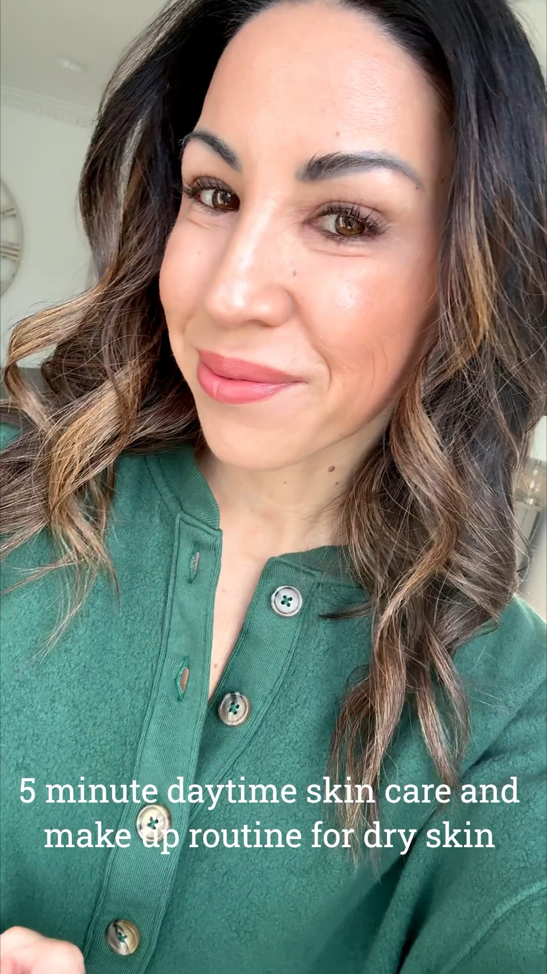 5 minute make up routine. 
Lipstick and liner color equilibrium. Foundation color natural 02. Concealer, color light C 03. Eyeshadow stick au natural or caramel. Bronzer, copper radiant. Blush sun blossom.


#LTKmorningroutine #LTKBeauty #LTKOver40