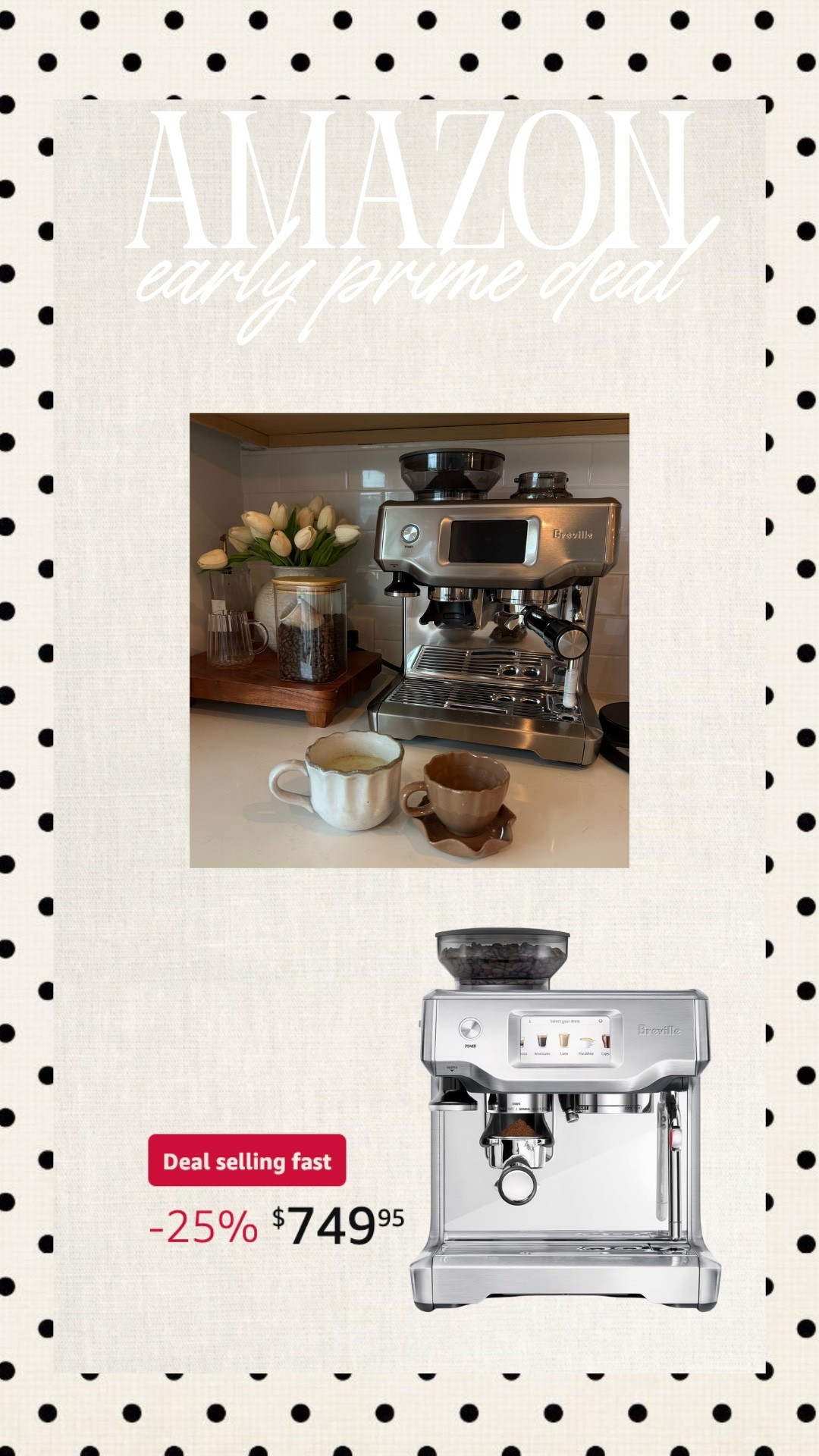 Amazon Prime Deal!! We use our Breville every day!