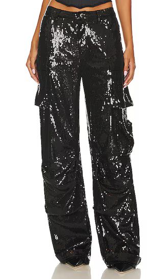 Duo Sequin Pant in Black | Revolve Clothing (Global)
