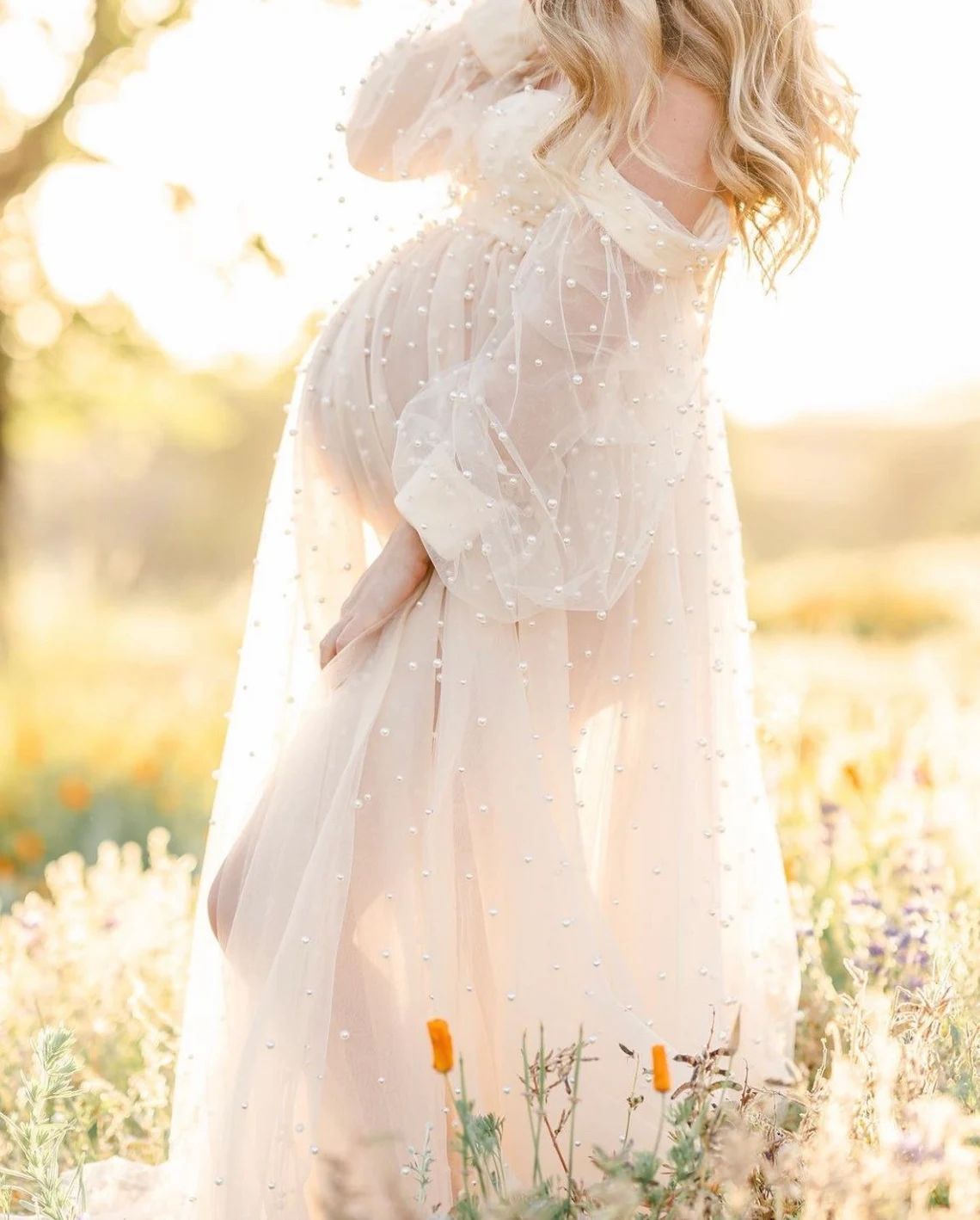 Maternity Dress, Maternity Gown, Pregnancy Dress, Maternity Dress For Photo Shoot, Tulle Dress, L... | Etsy (US)