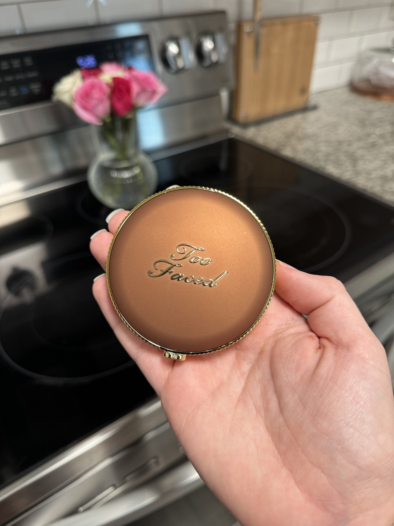 new bronzer, after trying cream and powder products I think I prefer powder products. 

too faced | too faced bronzer | chocolate bronzer | chocolate soleil | matte powder makeup

#LTKfindsunder50 #LTKSeasonal #LTKbeauty