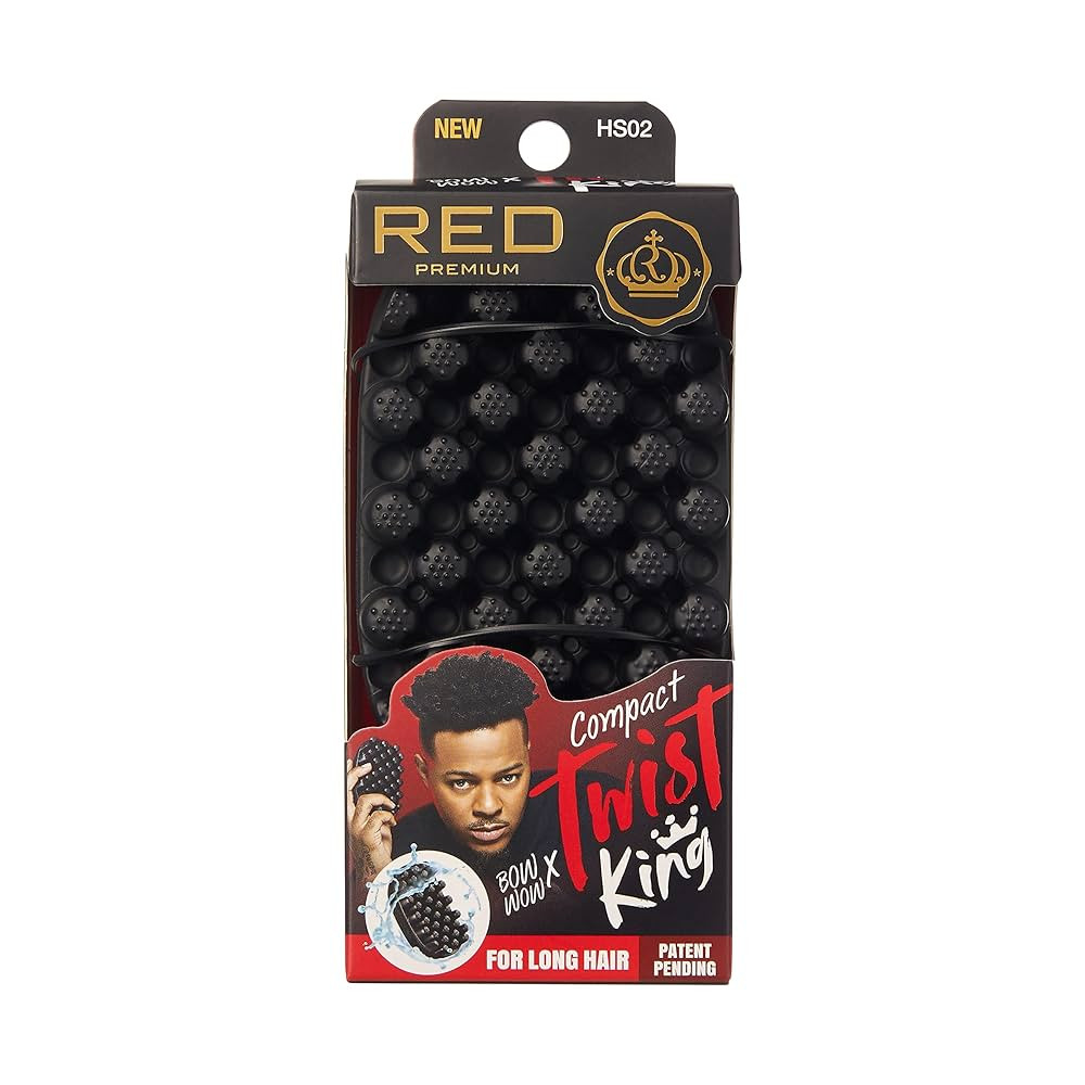 Red by Kiss Bow Wow X Twist King Luxury Twist Styler Washable and Durable Twist Brush for Afro Cu... | Amazon (US)