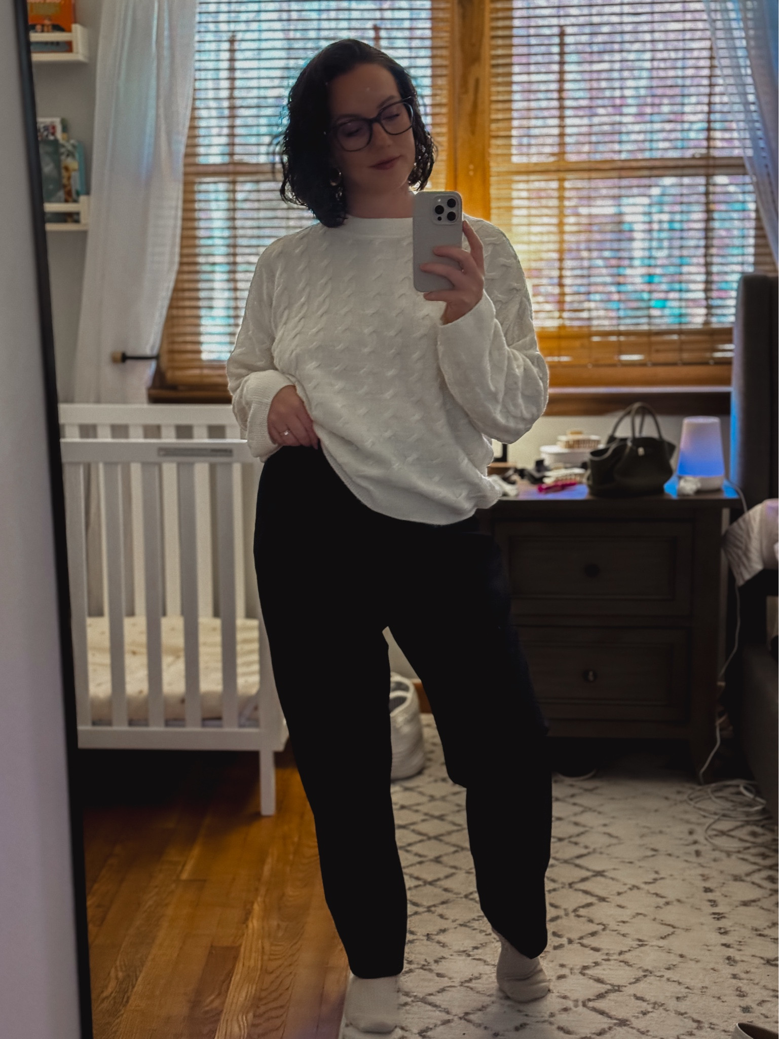 Cozy sweater, sweater outfit, trouser outfit, Uniqlo trouser, H&M sweater, cream sweater, black trousers

#LTKSeasonal #LTKFindsUnder50 #LTKU