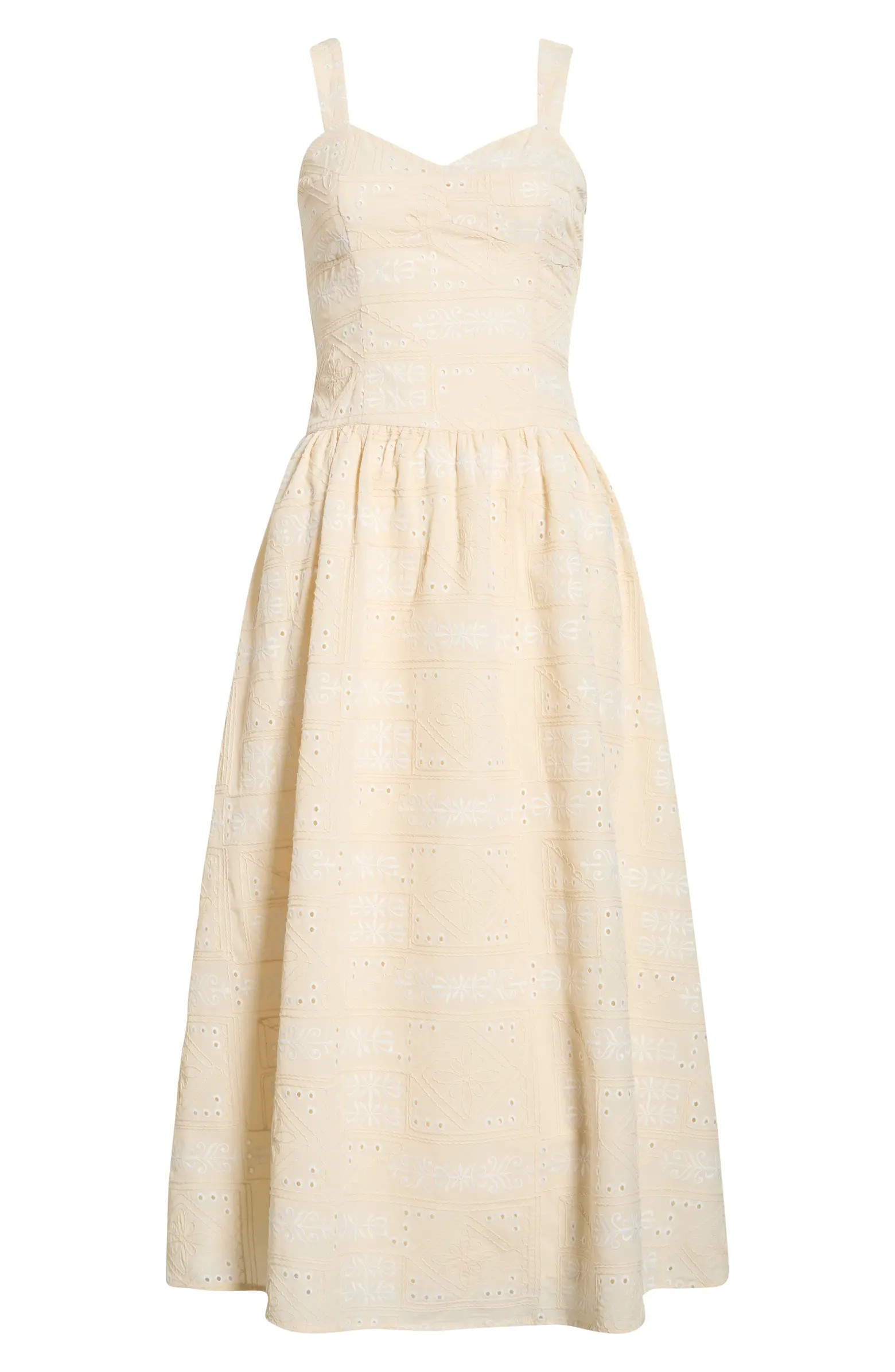 Eyelet Lace Patchwork Sundress | Nordstrom