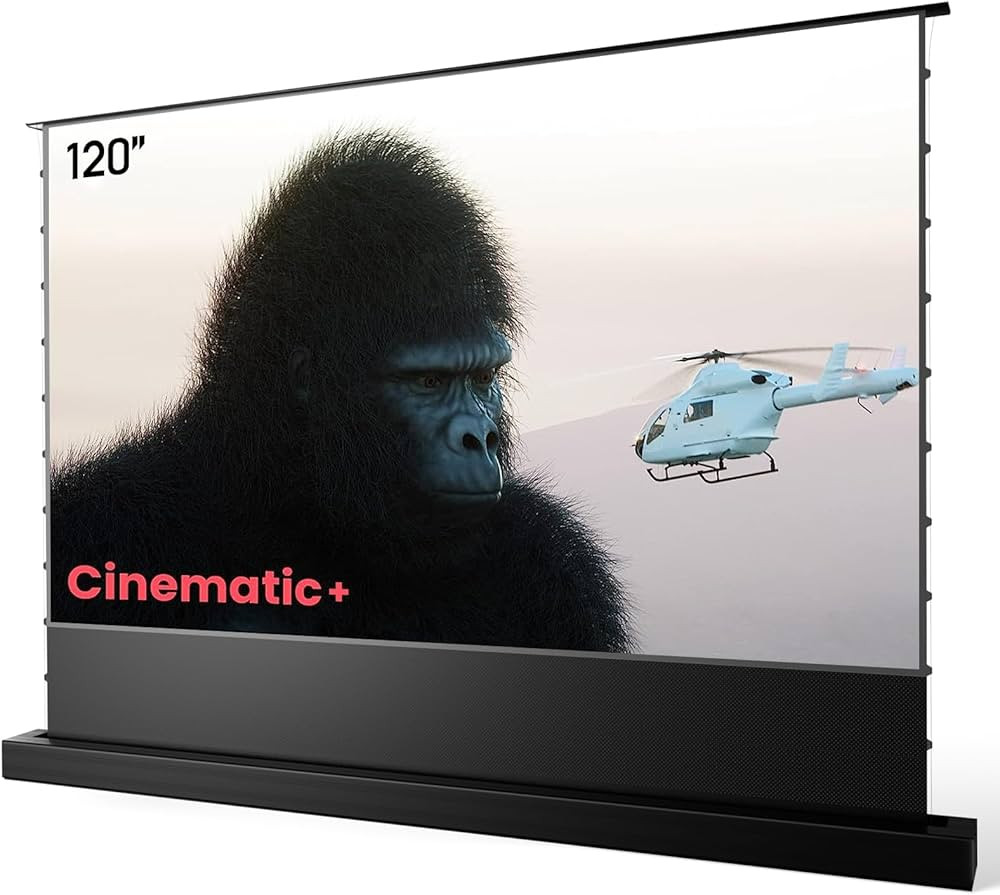 AWOL VISION 120" Motorized ALR Floor Rising Projector Screen for Ultra Short Throw Projector, Flo... | Amazon (US)
