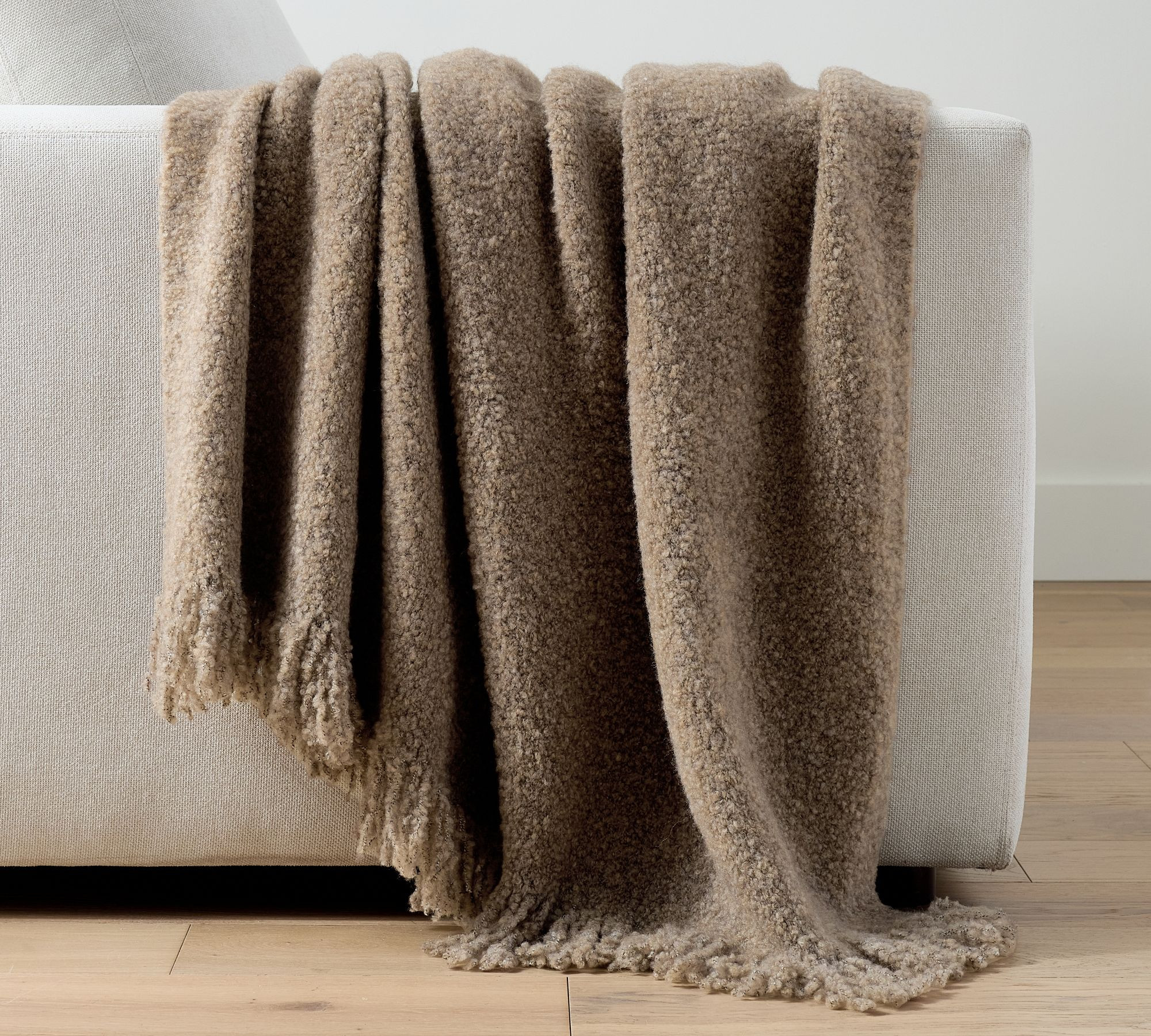 Boucle Knit Throw | Pottery Barn (US)