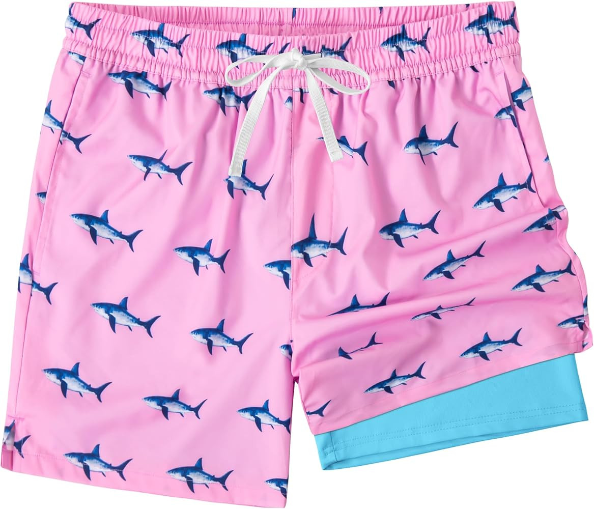 XOMZG Men's Swim Trunks，Mesh Lining Quick Dry with Pockets Beach Shorts Hawaiian | Amazon (US)