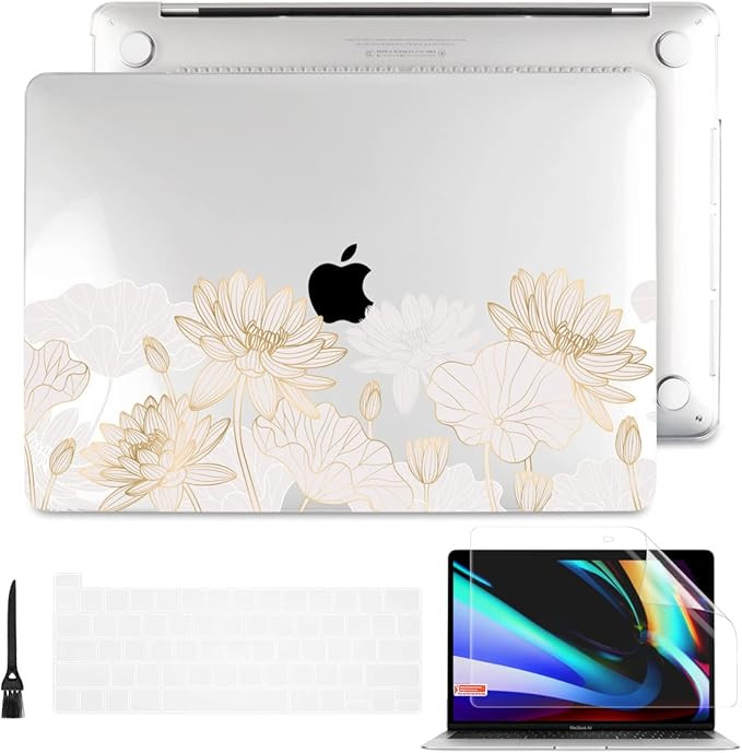 Batianda Stylish Design Case for New MacBook Pro 13 Inch 2022 M2 Chip and Model A2338 M1 A2251 A2... | Amazon (US)