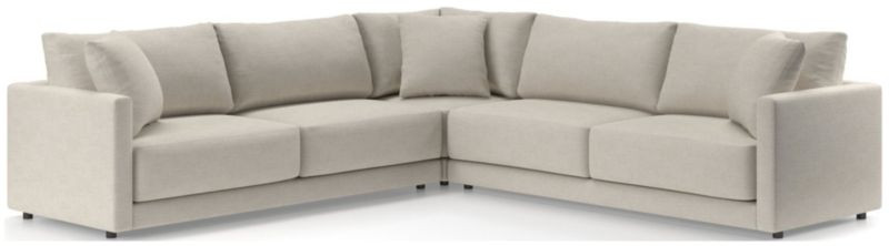 Gather 3-Piece Sectional Sofa + Reviews | Crate & Barrel | Crate & Barrel