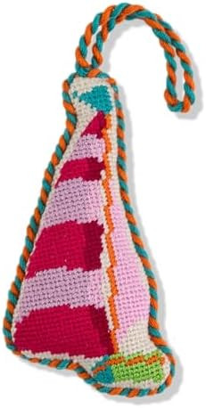 Furbish Needlepoint Icon Ornament - Cute Christmas Tree Ornament, Eclectic Holiday Decor, Stockin... | Amazon (US)