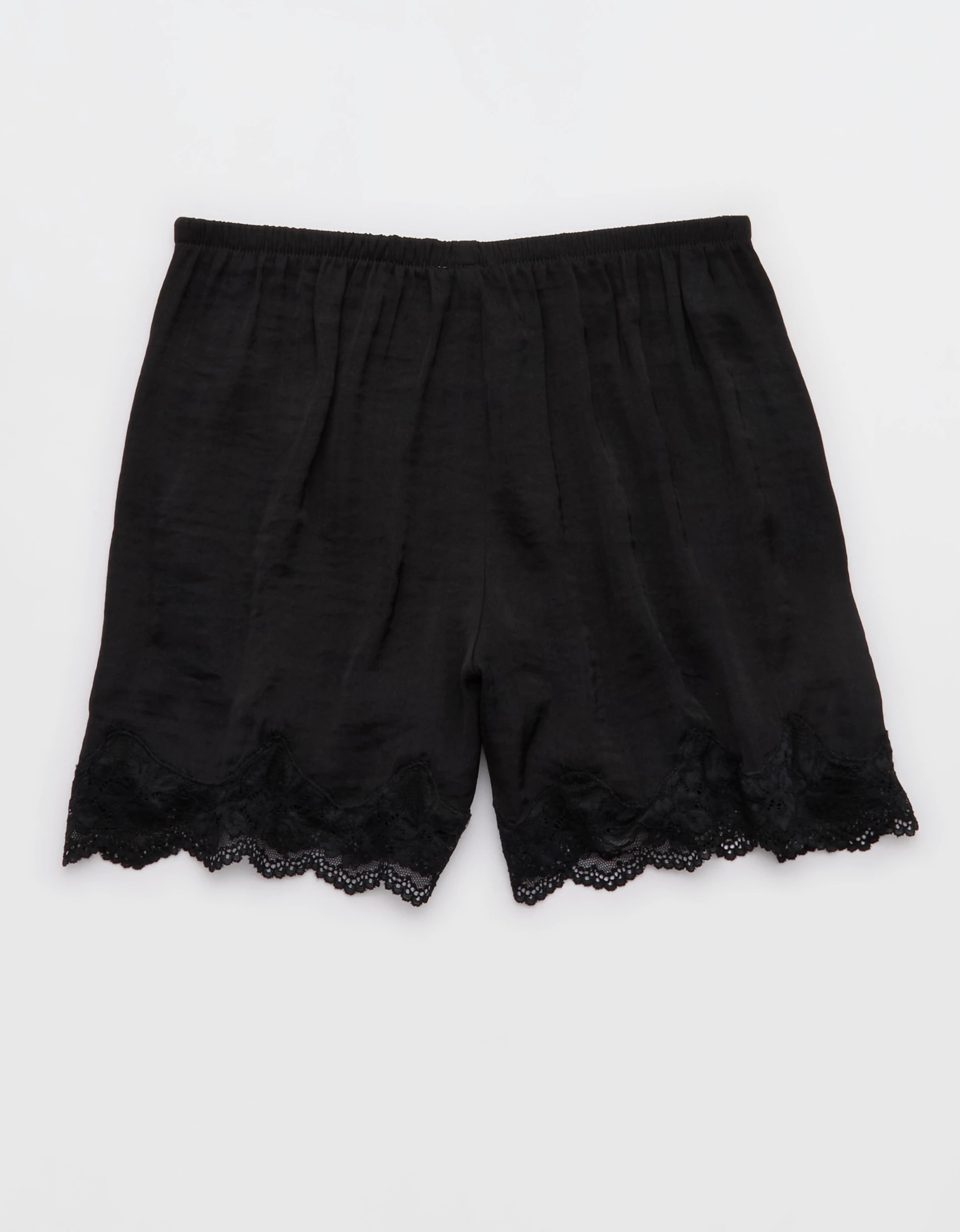 Aerie Night Out Satin Lace Boxer | American Eagle Outfitters (US & CA)