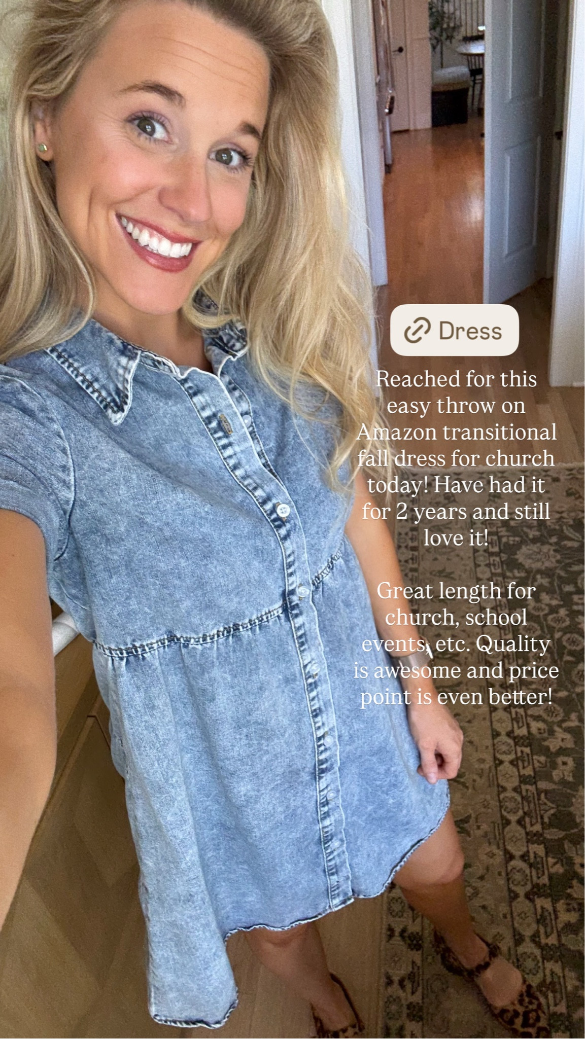 Love this easy throw on dress that is from Amazon! Comes in 22 colors! 