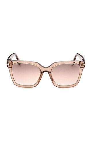 Selby Sunglasses in Brown | Revolve Clothing (Global)
