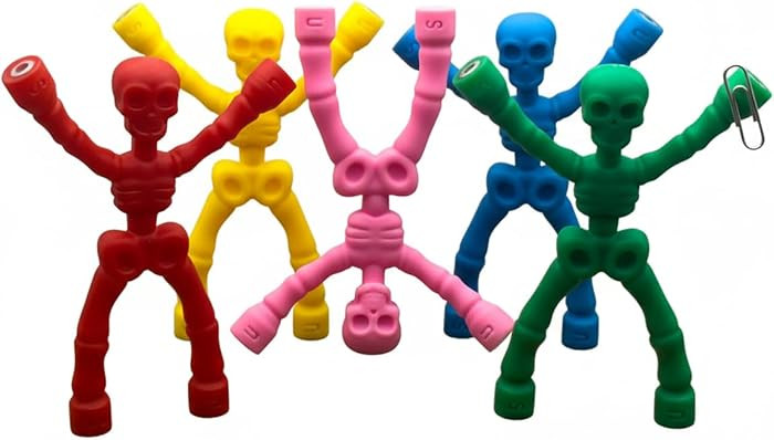 MAGMEN Magnetic Skeletons, 5pc Kids Quiet Time Toy Figures | Amazon (US)