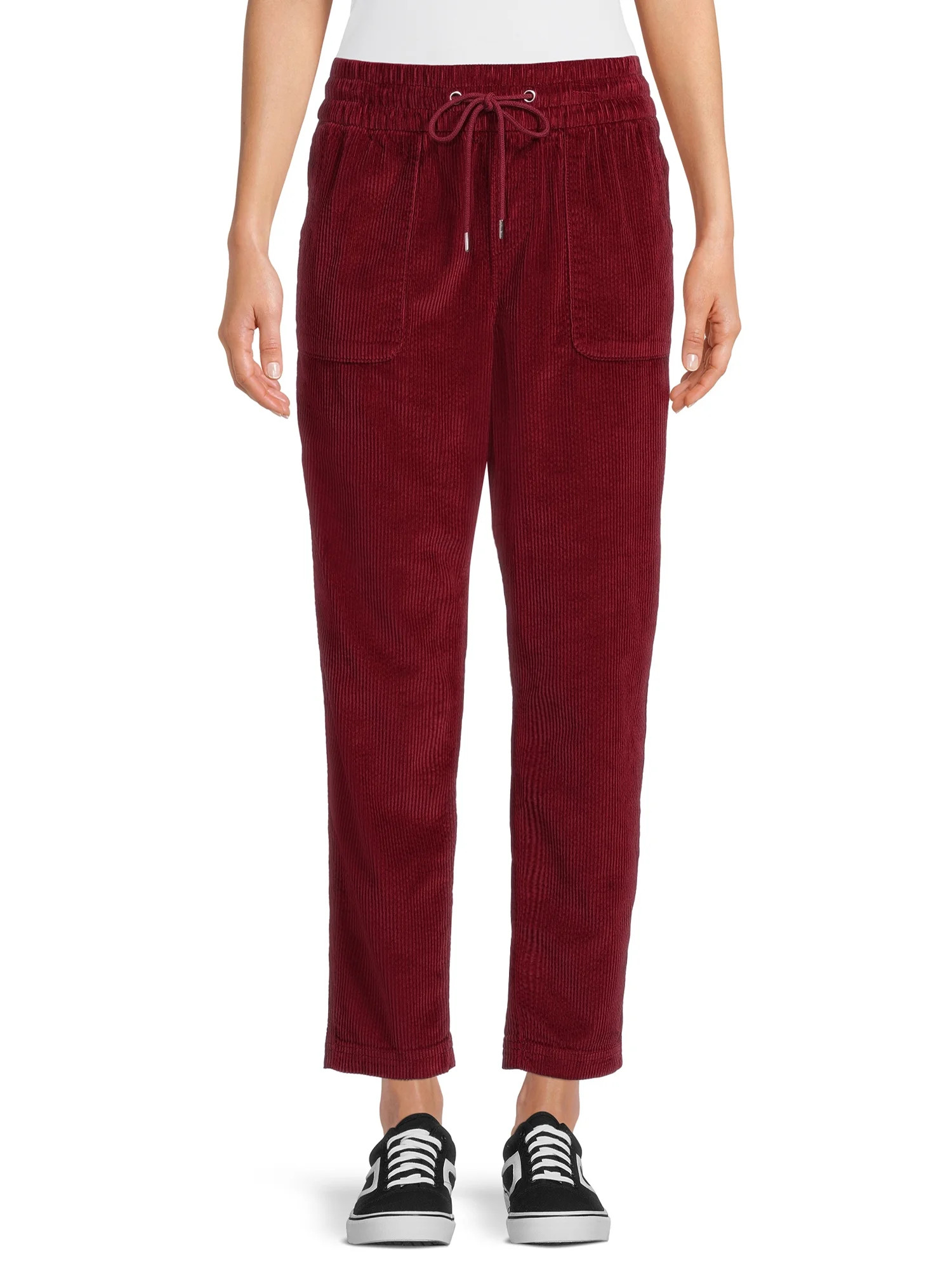 Time And Tru Women's Corduroy Jogger Pants - Walmart.com | Walmart (US)