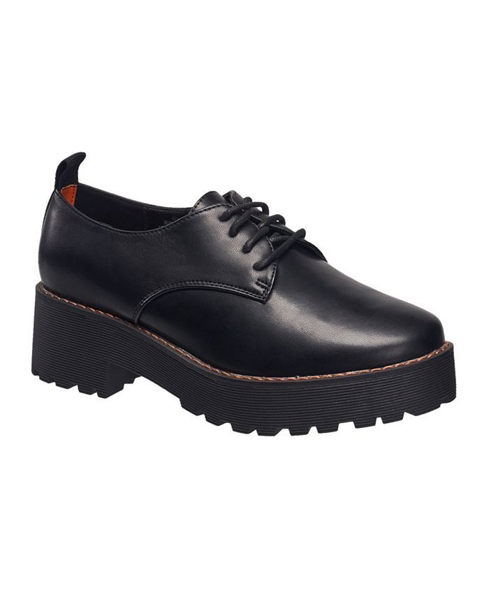 French Connection Women's Amanda Lace-up Lug Sole Loafers & Reviews - Flats - Shoes - Macy's | Macys (US)