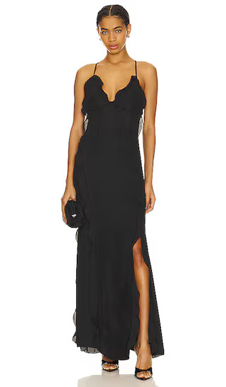 Emily Maxi Dress in Black | Revolve Clothing (Global)