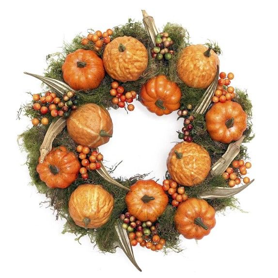 Pumpkins & Berries Wreath | Williams-Sonoma