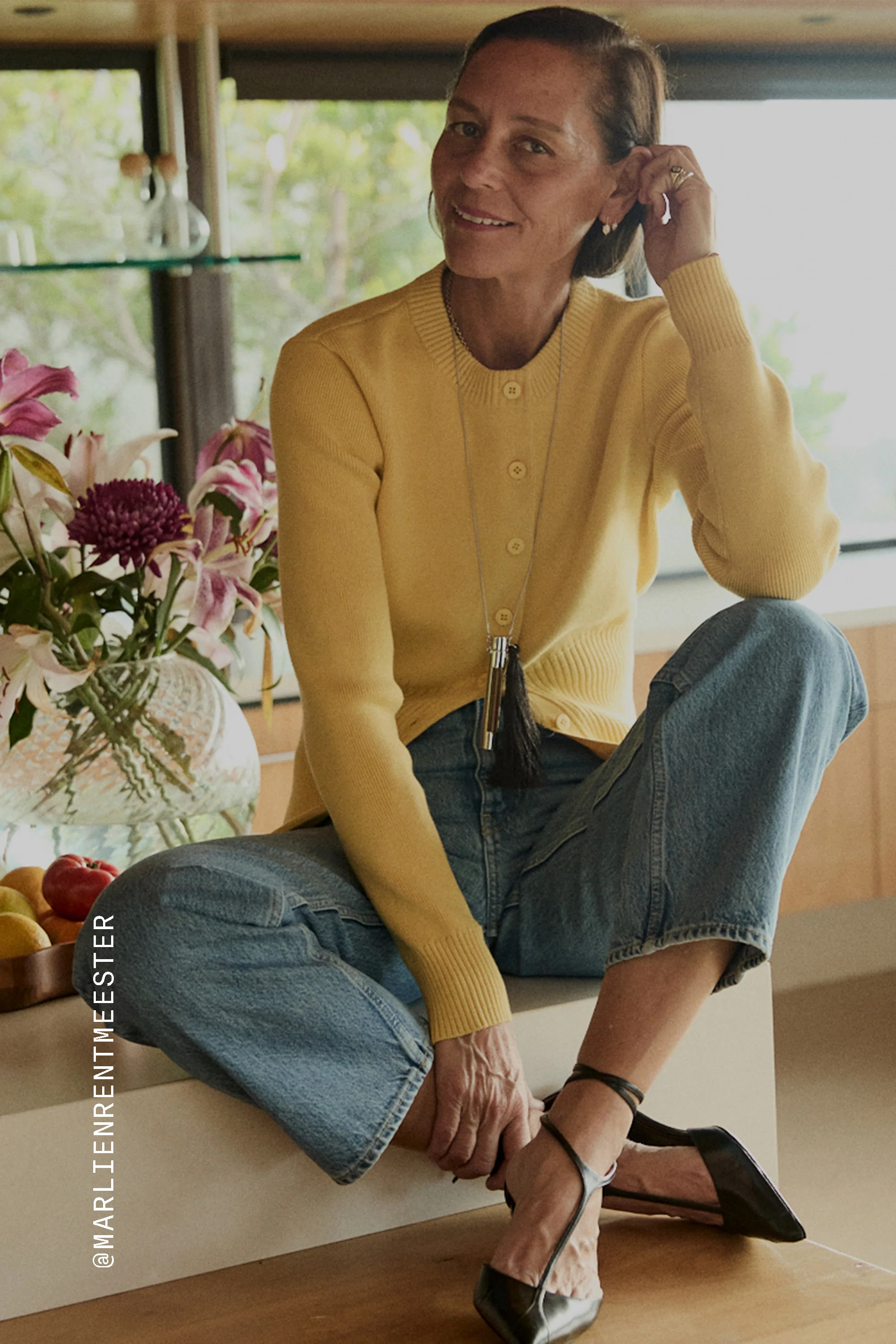 ALIGNE Ribbed Knitted Cardigan - Yellow | Ruby | ALIGNE UK & EU