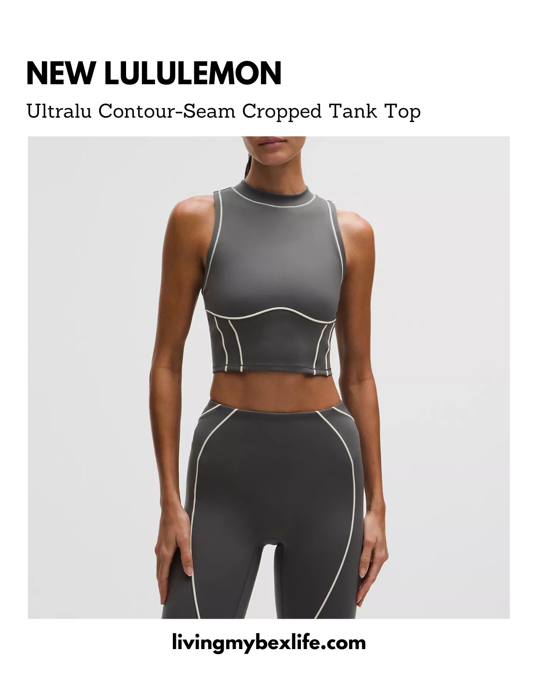 New lululemon matching set alert: Ultralu Contour-Seam Cropped Tank Top and Ultralu Contour-Seam High-Rise Tight  

 #LTKActive #LTKMidsize #LTKTravel