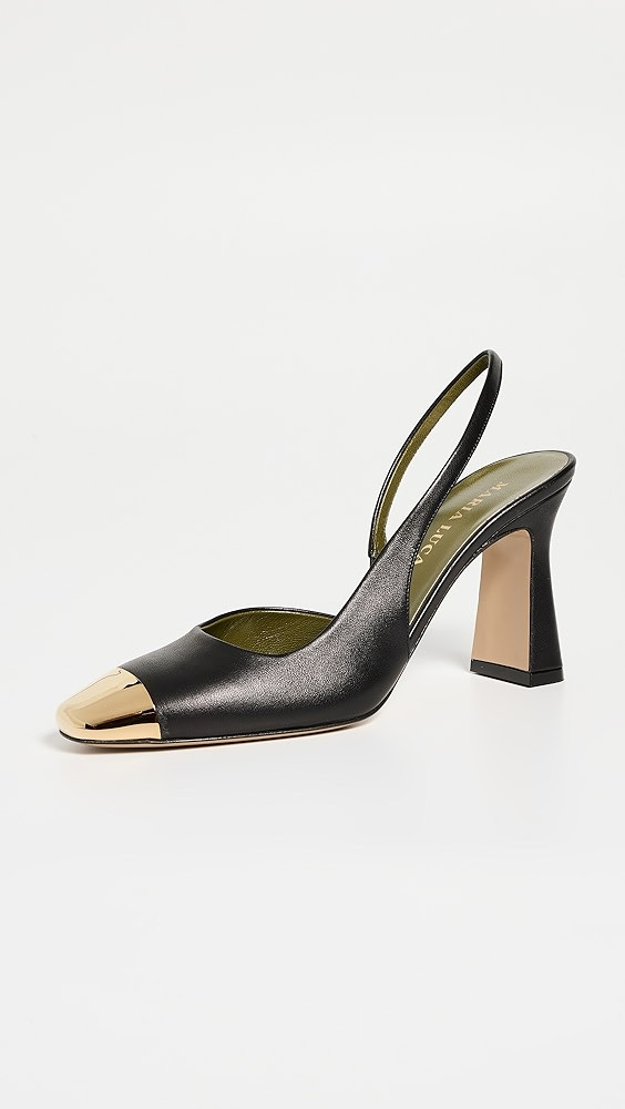 Maria Luca Eleonora Metal Toe Cap Slingbacks | Shopbop | Shopbop