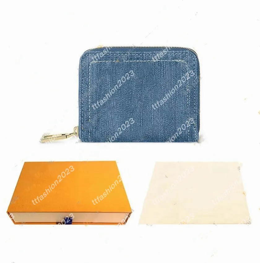Ladies Fashion Casual Designer wallet Luxury Denim Victorine Zippy Wallet Key Pouch Coin Purse Cr... | DHGate