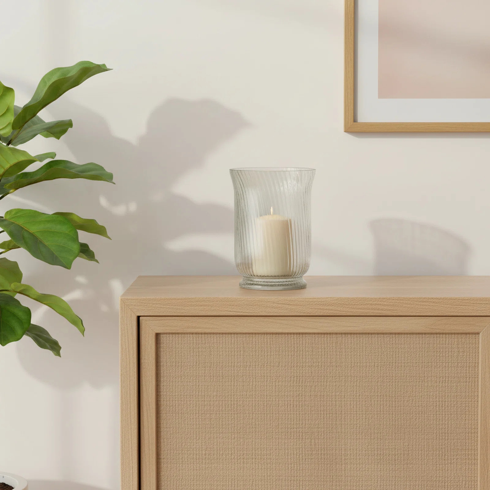 Perry 8.3'' H Glass Hurricane | Wayfair North America