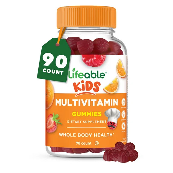 Lifeable Kids Multivitamin - for Girls and Boys - 90 Gummies | Walmart (US)