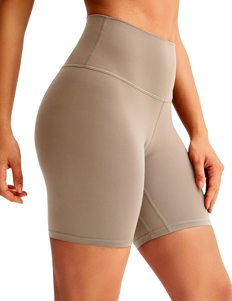 BAYDI Clouduxi Biker Shorts for Women 6" High Waisted Workout Gym Running Shorts Womens Buttery S... | Amazon (US)